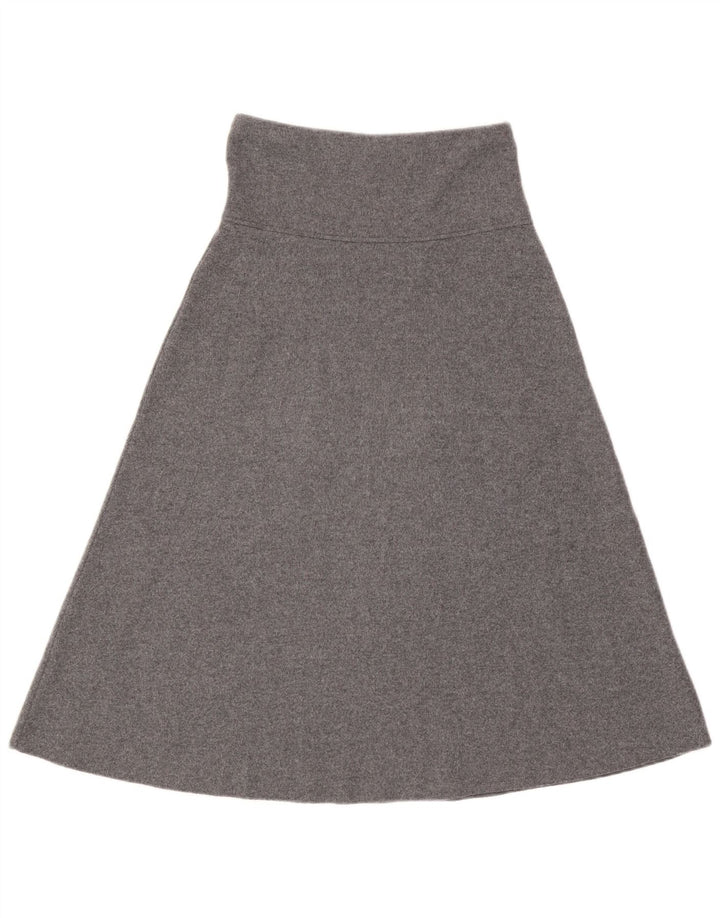ZARA Womens A-Line Skirt Small W26  Grey Polyester