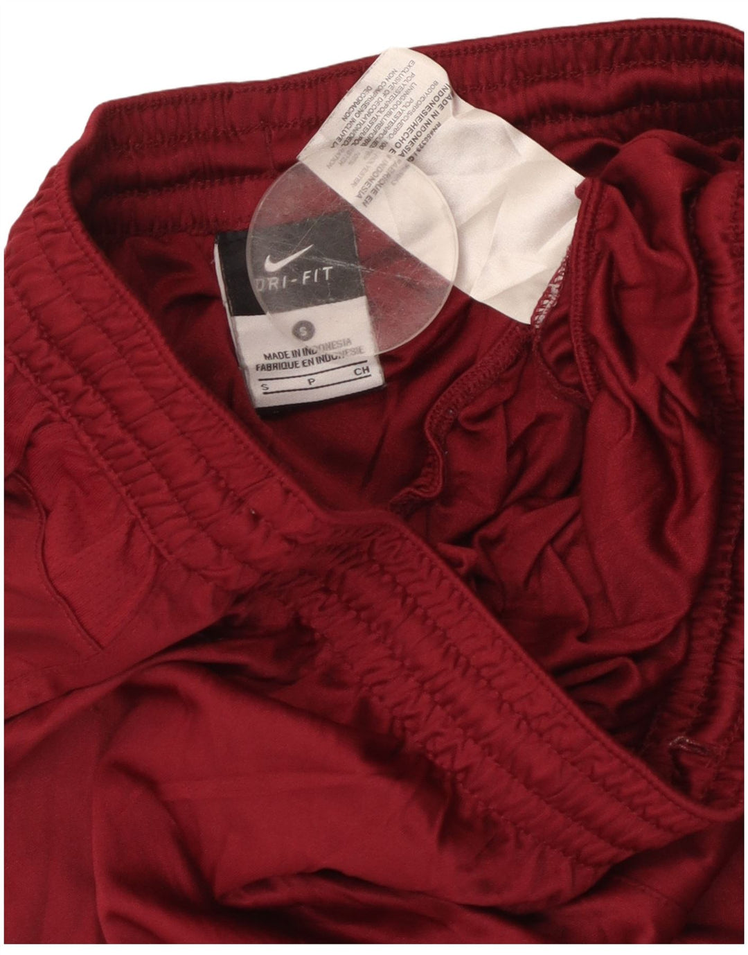 NIKE Ženske Dri Fit Sportske kratke hlače UK 10 Mali kestenjasti poliester