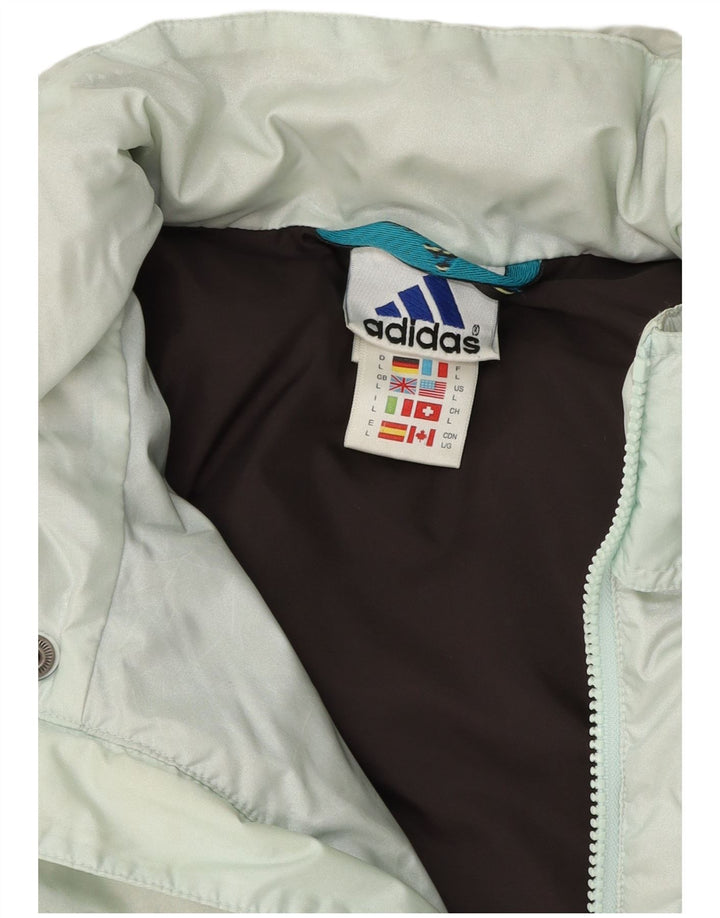 Adidas muška grafička podstavljena jakna UK 40 veliki plavi poliester
