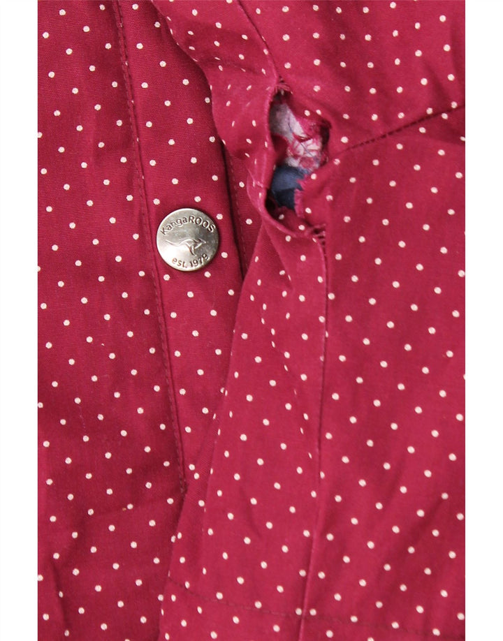 Kangaroos ženska vjetrovka s kapuljačom UK 18 XL Kestenjasto mrljasti poliester