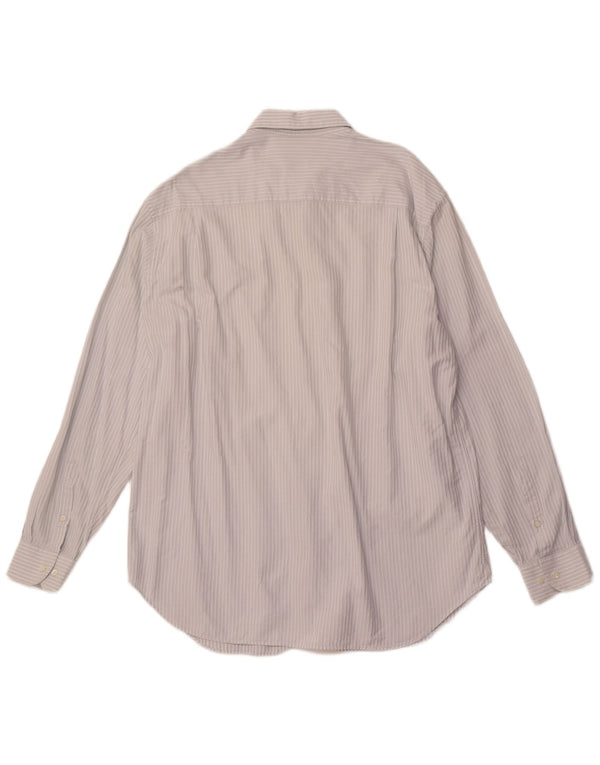 ARMANI COLLEZIONI Muška košulja Veličina 44 17 1/2 XL Pamuk na plave pruge