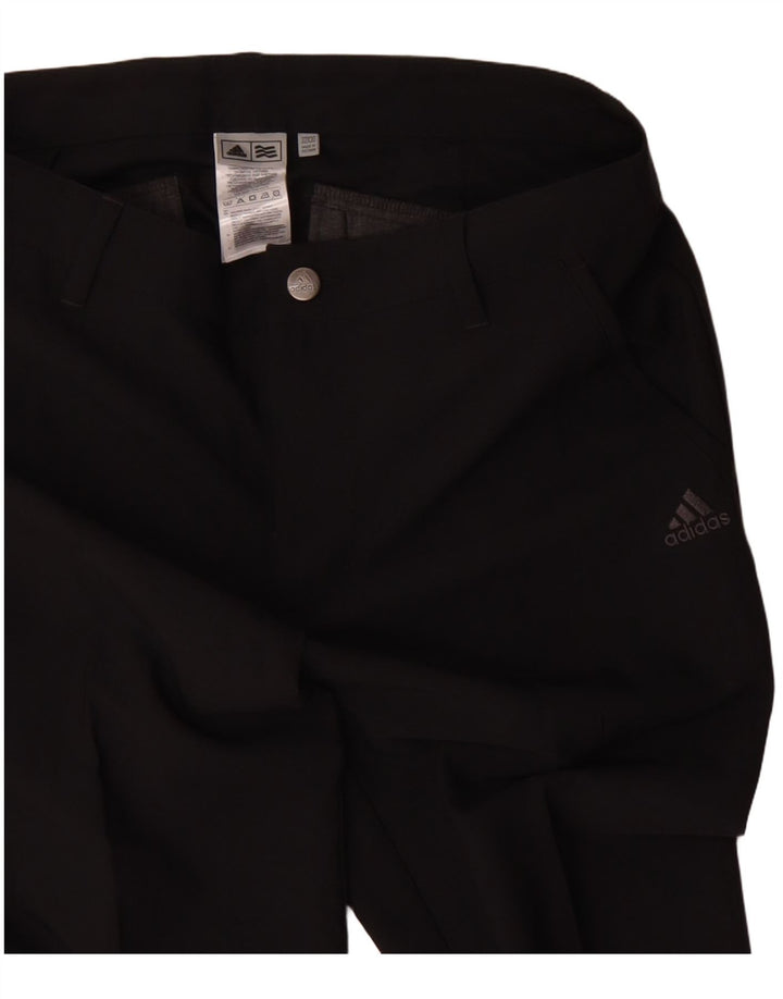 Adidas muške uske chino hlače W32 L30 crni poliester