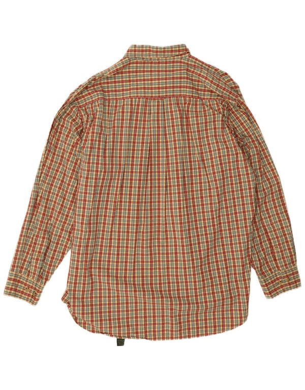 Orvis muška široka košulja XL bež kariranog pamuka