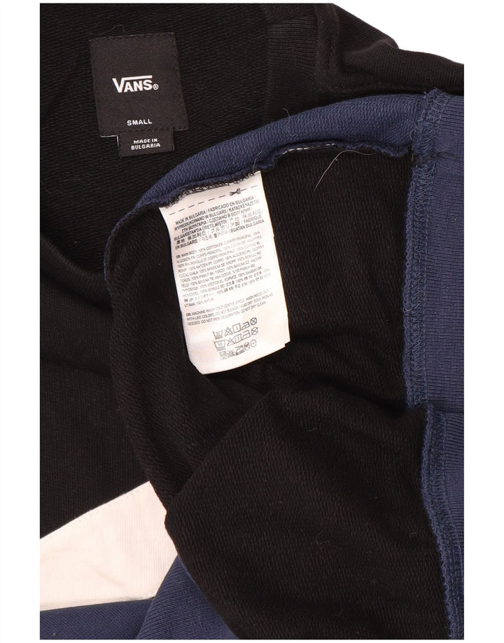 Vans Muška majica s kratkim rukavima Mali crni pamuk u blokovima boja