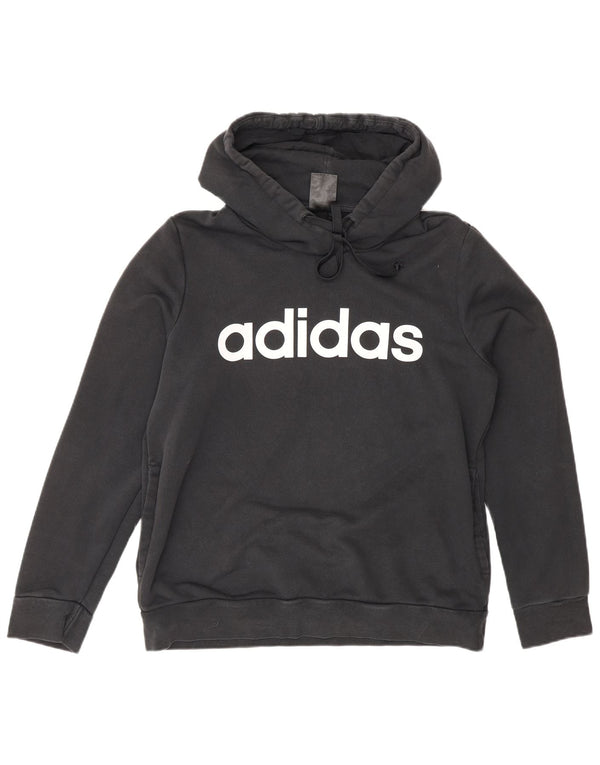 Adidas ženski džemper s grafičkim motivima UK 16/18 veliki crni pamuk