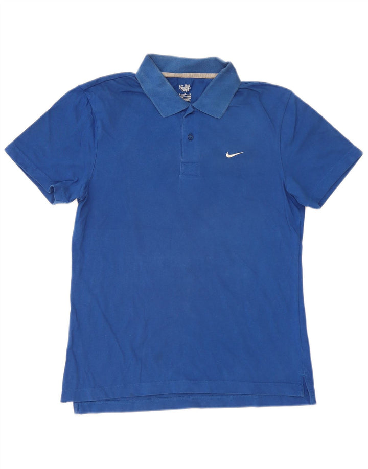 Nike muška polo majica UK 38/40 srednje plavi pamuk