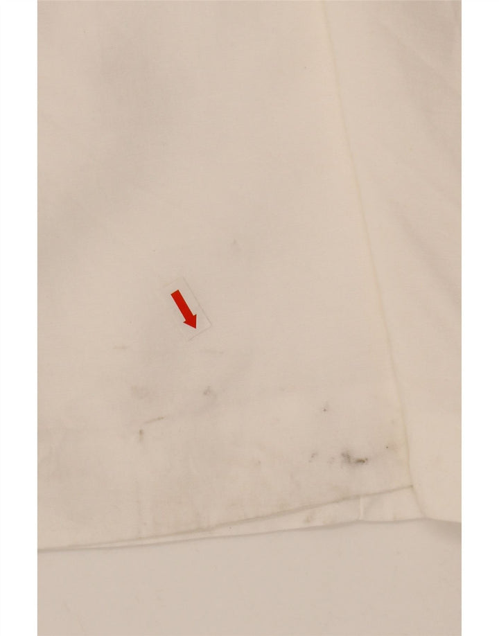 Zara ženska plašt haljina UK 8 Mala bijela viskoza
