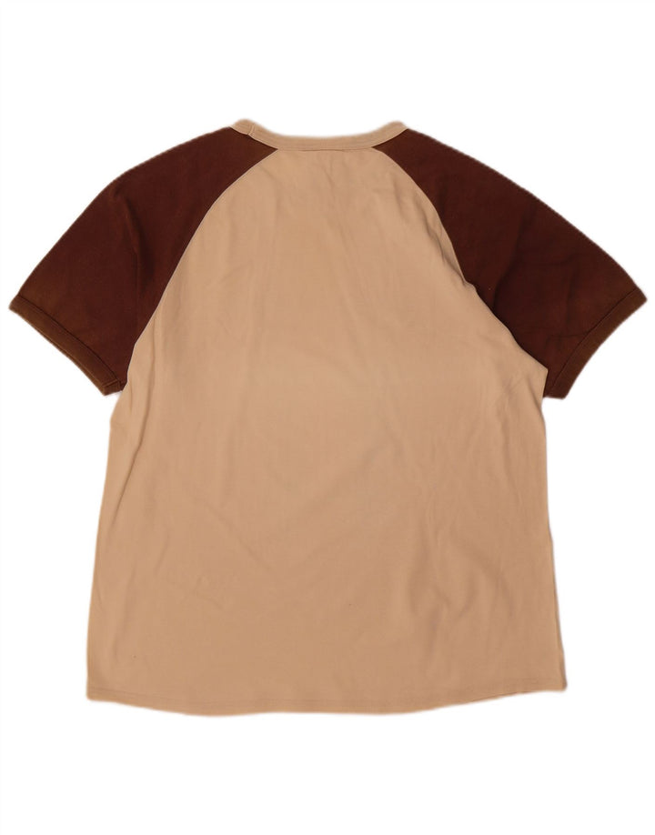 NIKE Muška majica kratkih rukava s grafičkim motivima UK 39/41 Srednje bež pamuk u blokovima boja