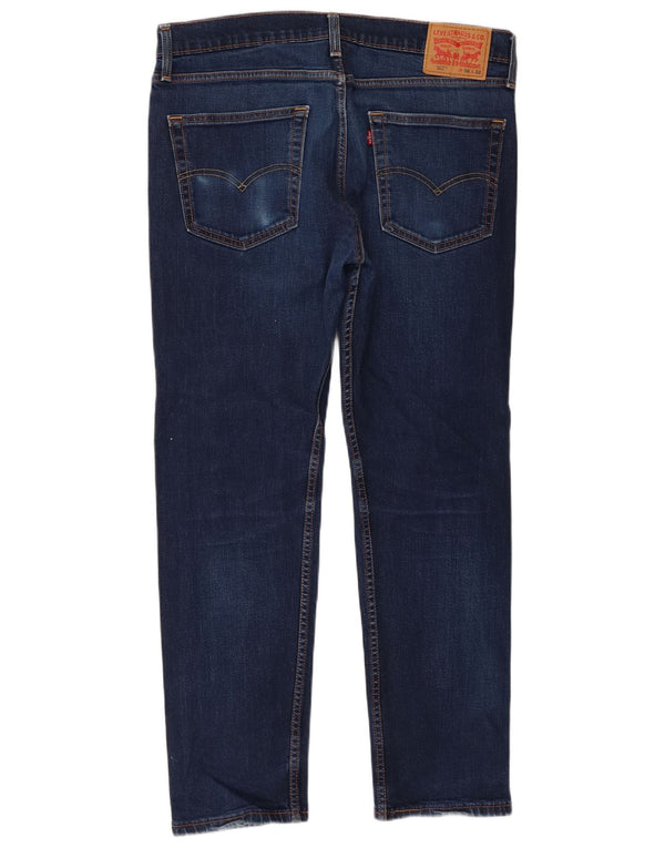 Levi's muške 502 sužene traperice W36 L32 tamnoplavi pamuk