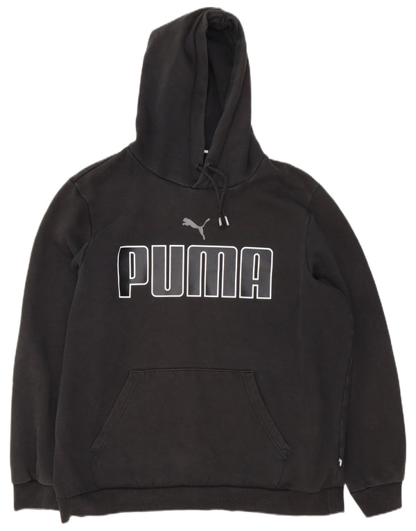 Puma muška majica s kapuljačom XL, crni pamuk