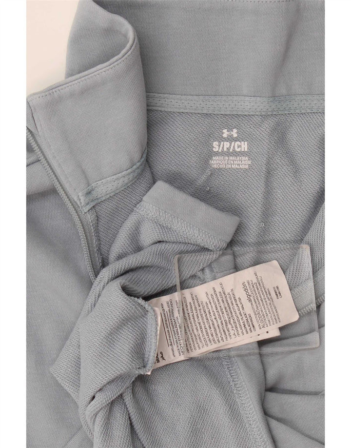 Under Armour ženska majica s kratkim izrezom s patentnim zatvaračem UK 10 Small Grey