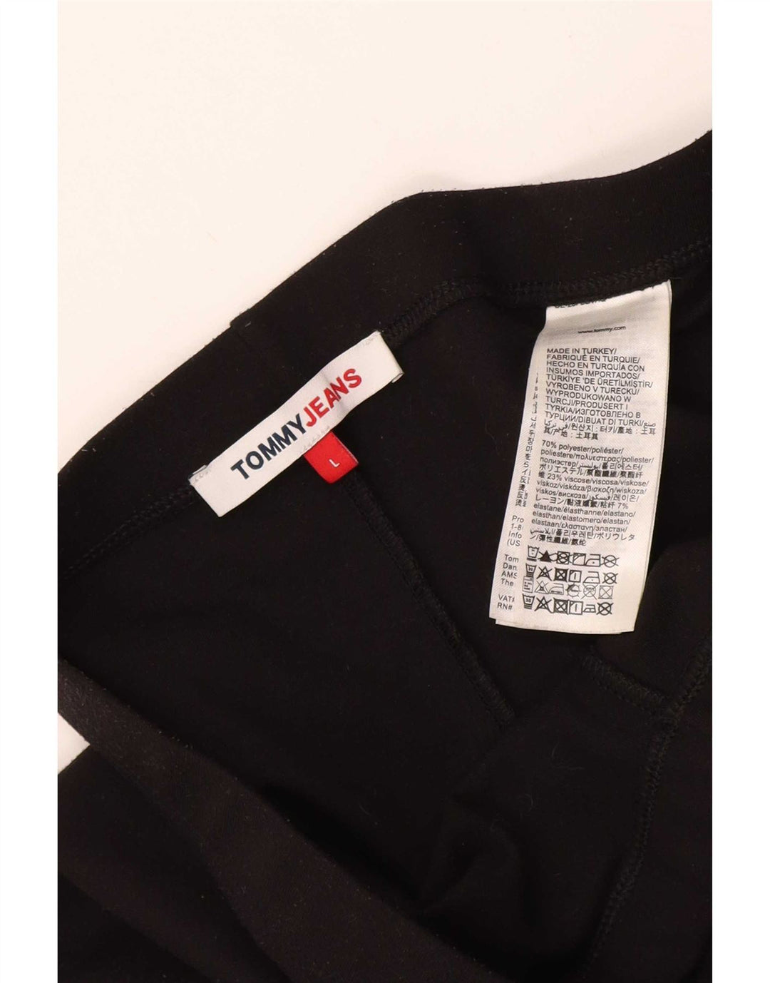 Tommy Hilfiger Ženske tajice UK 16 Veliki crni poliester