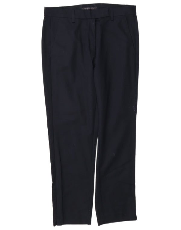 Marks & Spencer ženske obične chino hlače UK 10 male W27 L26 tamnoplave