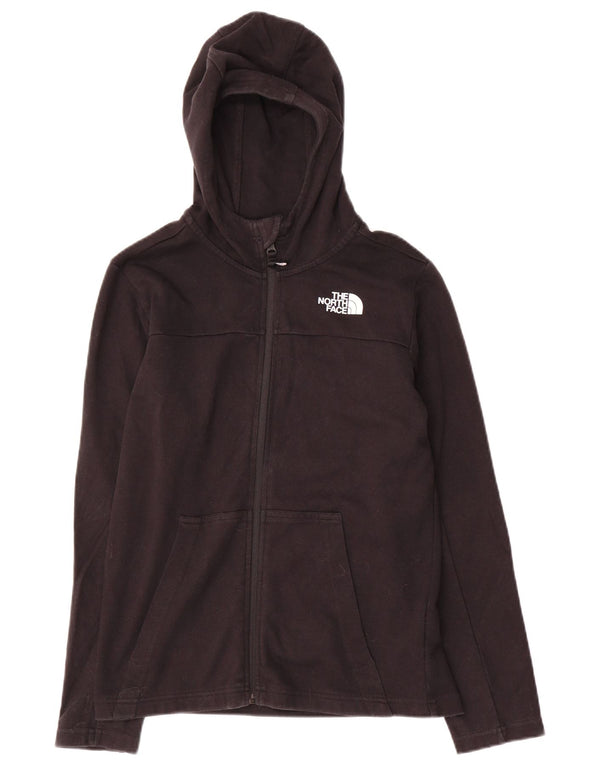 Veliki crni pamučni pulover The North Face Boys Zip Hoodie 11-12 Years