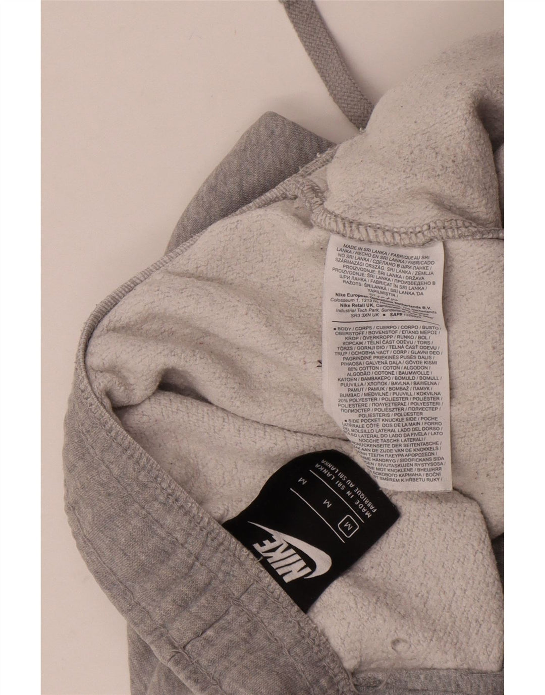 Nike ženske hlače za trenirku UK 14 srednje sivi flekasti pamuk