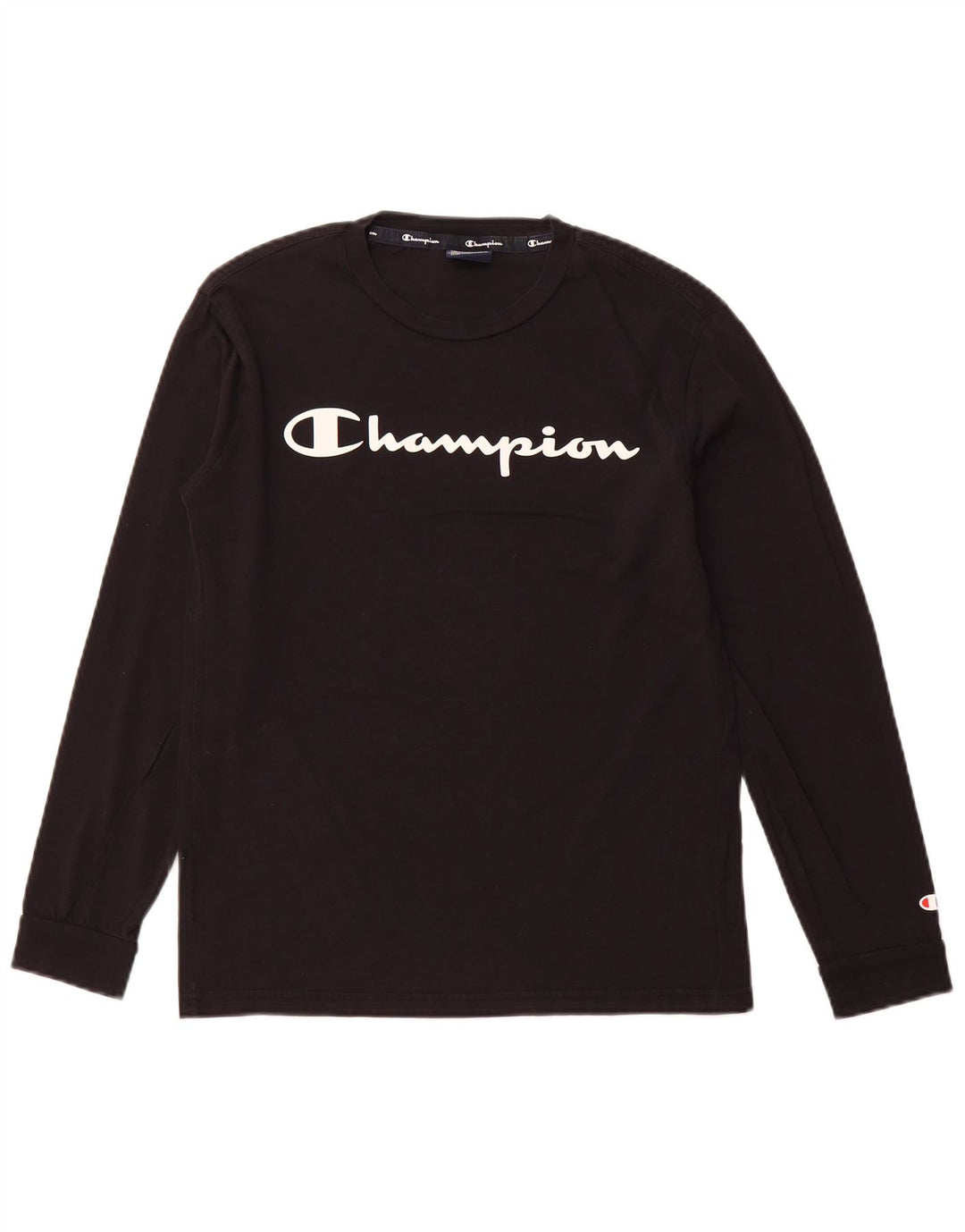 CHAMPION muška grafička majica dugih rukava XS crna