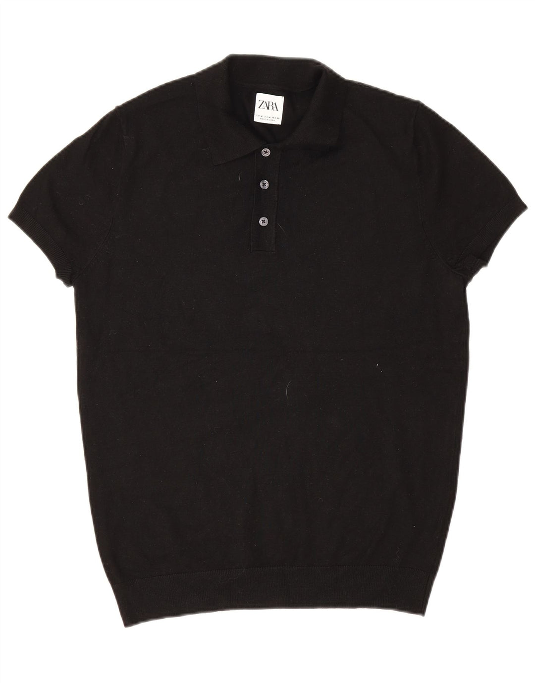Zara muška polo majica srednje crna
