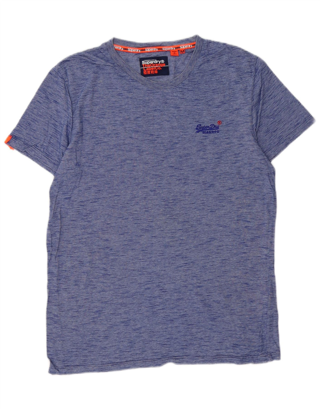 SUPERDRY muška majica kratkih rukava Srednje plavi flekasti pamuk