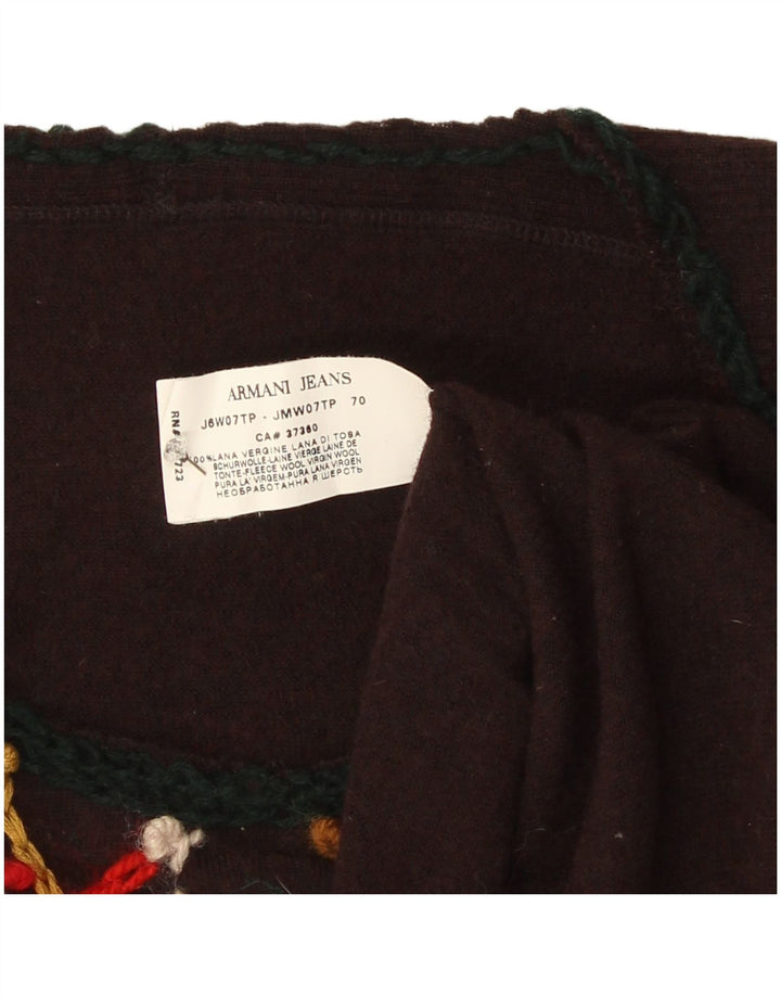 Armani Jeans ženski džemper s lađastim izrezom UK 10 Small B