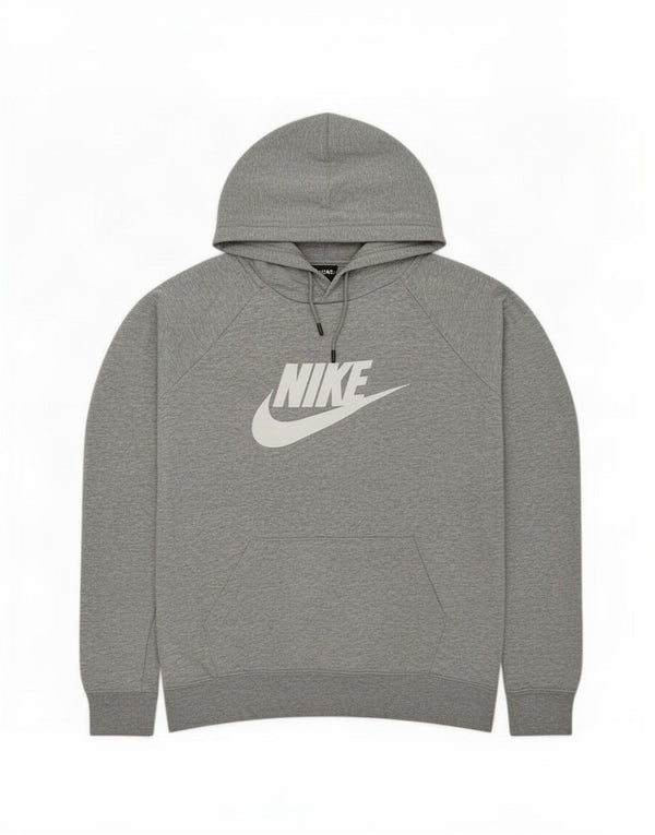 Nike Ženska majica s kapuljačom s kapuljačom s kapuljačom UK 14 Srednje sivi flekasti pamuk