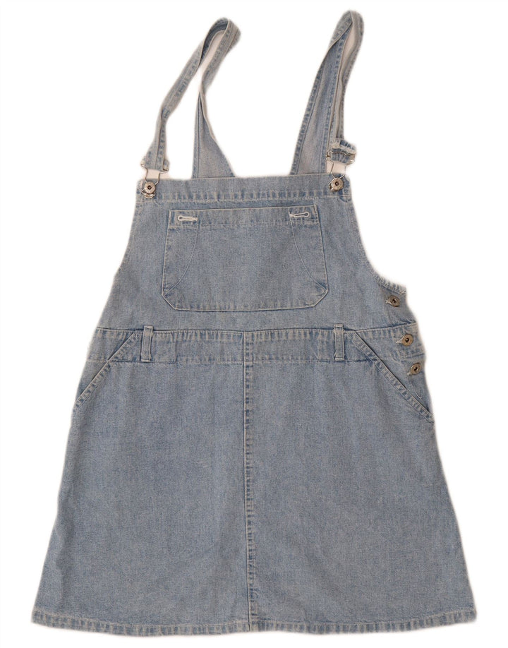 VINTAGE Dungaree traper suknja za djevojčice 15-16 godina W34 plava