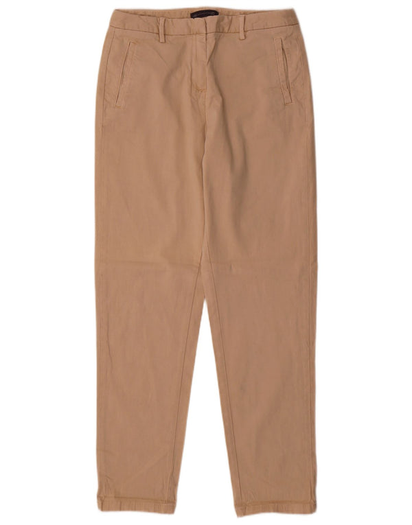 Marks & Spencer ženske uske chino hlače UK 10 male W28 L30 bež pamuk