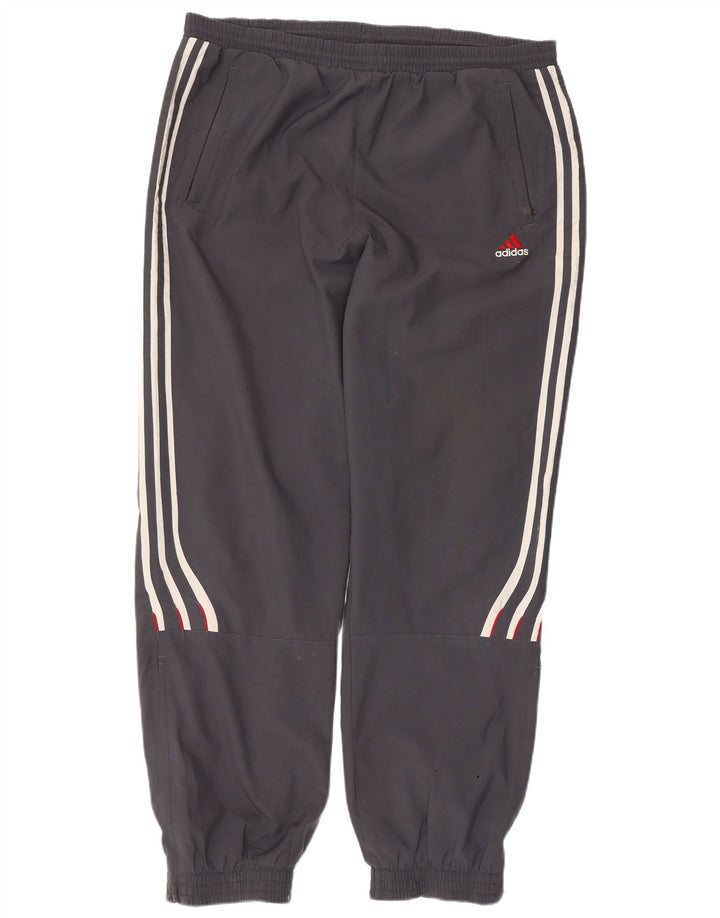 Adidas muške trenirke hlače joggers UK 46/48 XL sivi poliester