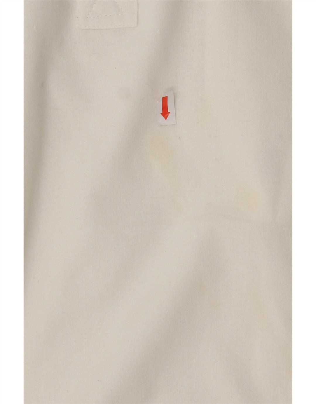 VINTAGE Mens Short Sleeve Pullover Shirt 3XL White Polyester Vintage Vintage and Second-Hand Vintage from Messina Hembry 