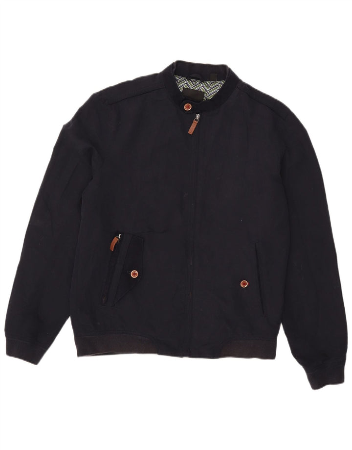 Ted Baker muška bomber jakna veličina 3 srednje tamnoplavi poliester
