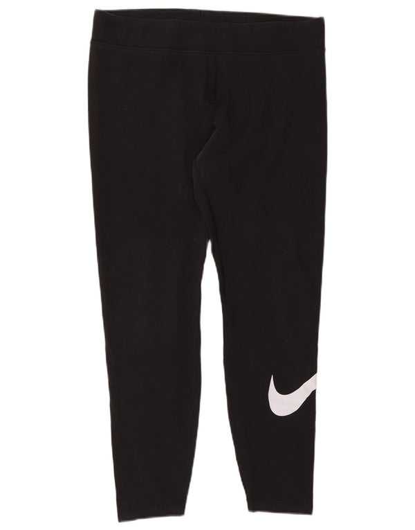 Nike ženske grafičke tajice UK 6 XS crne