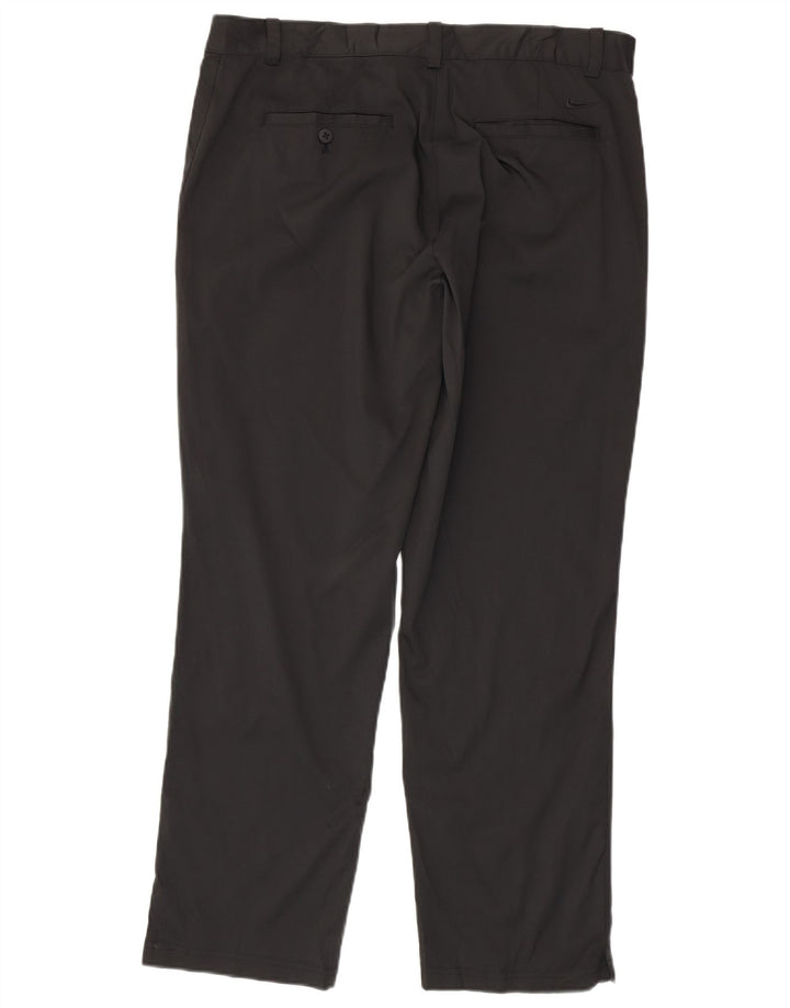 Nike muške Dri Fit Straight Chino hlače W35 L30 crni poliester