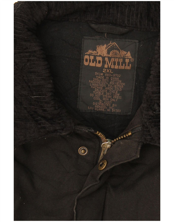 Old Mill muška vjetrovka jakna UK 44 2XL crni pamuk