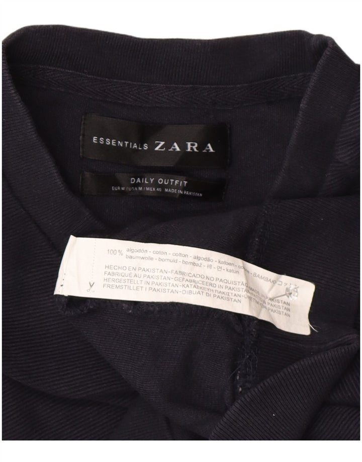 Zara muške kargo kratke hlače srednje tamnoplave boje