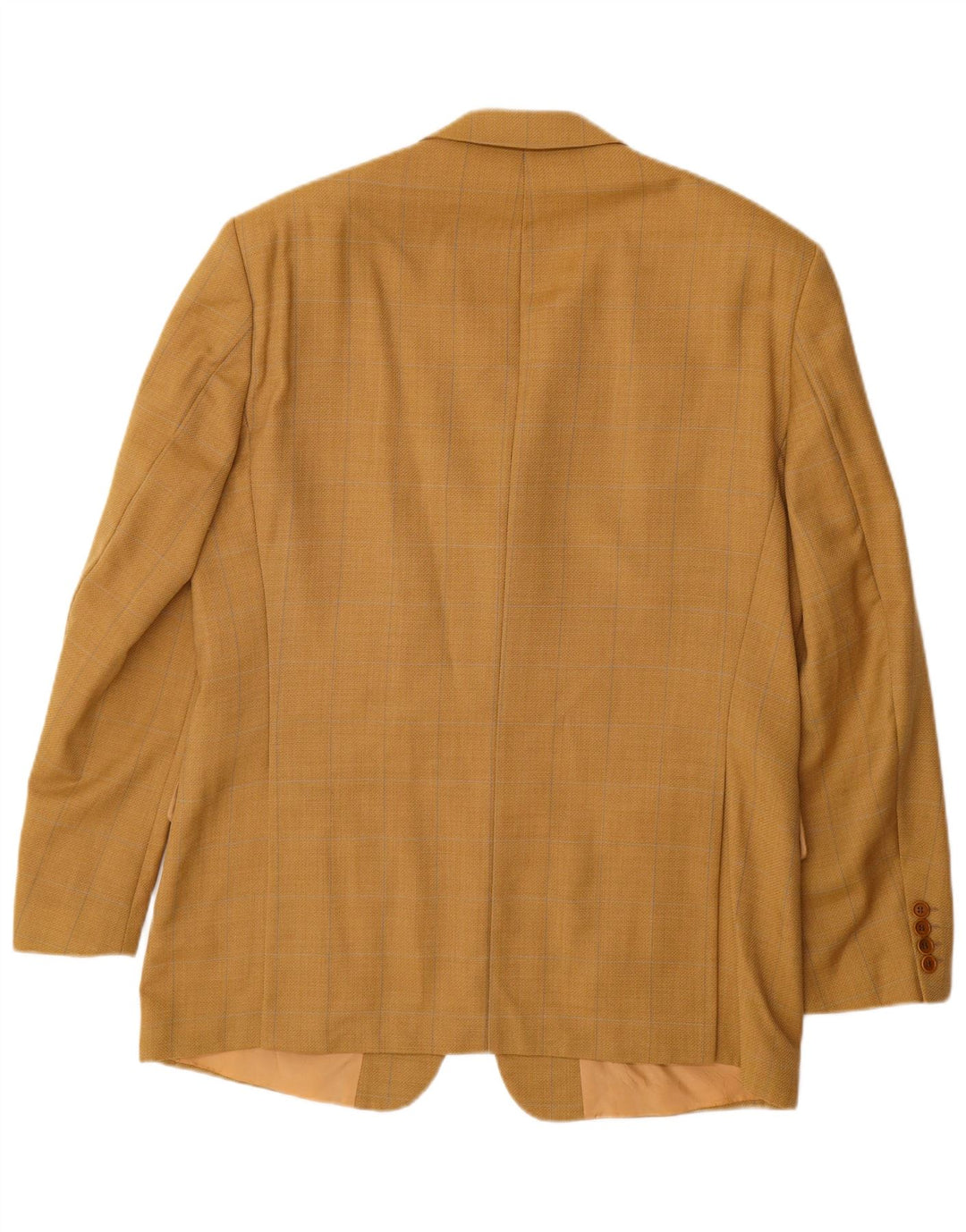 HUGO BOSS Muška jakna sa 3 gumba IT 52 XL Žuta karirana nova vuna