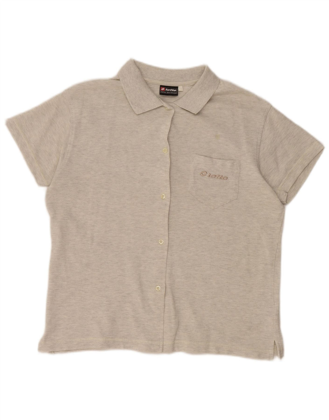 LOTTO ženska košulja kratkih rukava bluza UK 20 2XL sivi pamuk