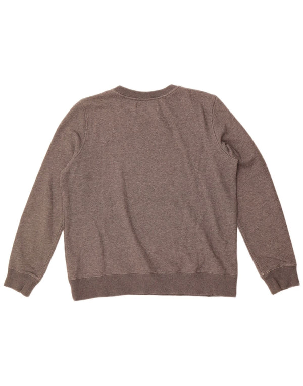 Calvin Klein Jeans ženski džemper s grafičkim motivima UK 18 XL sivi pamuk