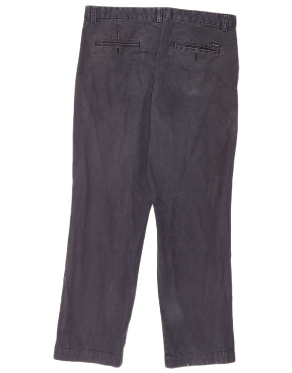 Gant Hyannis ravne chino hlače W38 L32 tamnoplavi pamuk