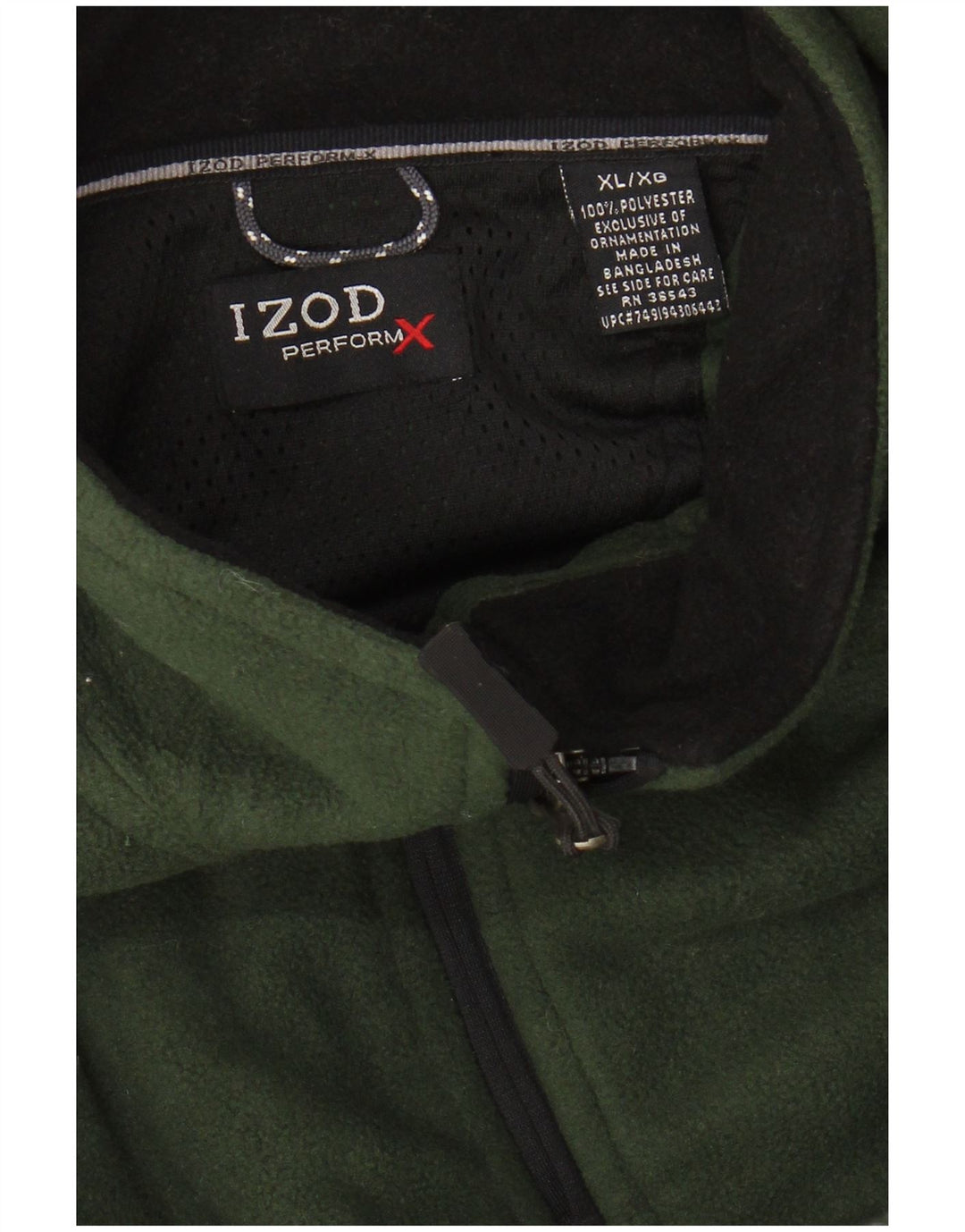IZOD muška jakna od flisa UK 42 XL kaki poliester
