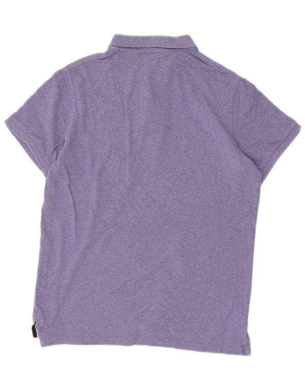 Superdry muška polo majica velika ljubičasta pamuk