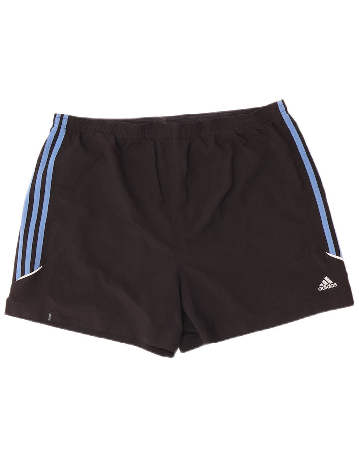 Adidas muške sportske kratke hlače velike crne boje od poliestera