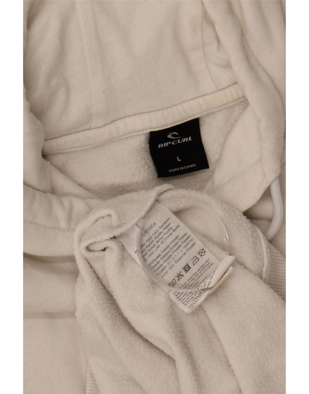 RIP CURL Muška majica s kapuljačom Veliki bijeli pamuk