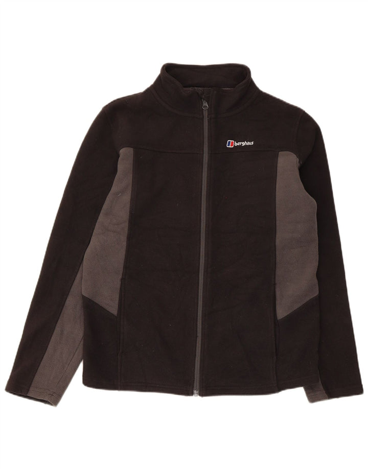 Berghaus jakna od flisa za dječake 12-13 godina, crna boja, poliester