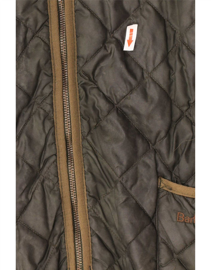 Barbour Mens Quilted Gilet UK 44 Large Kaki