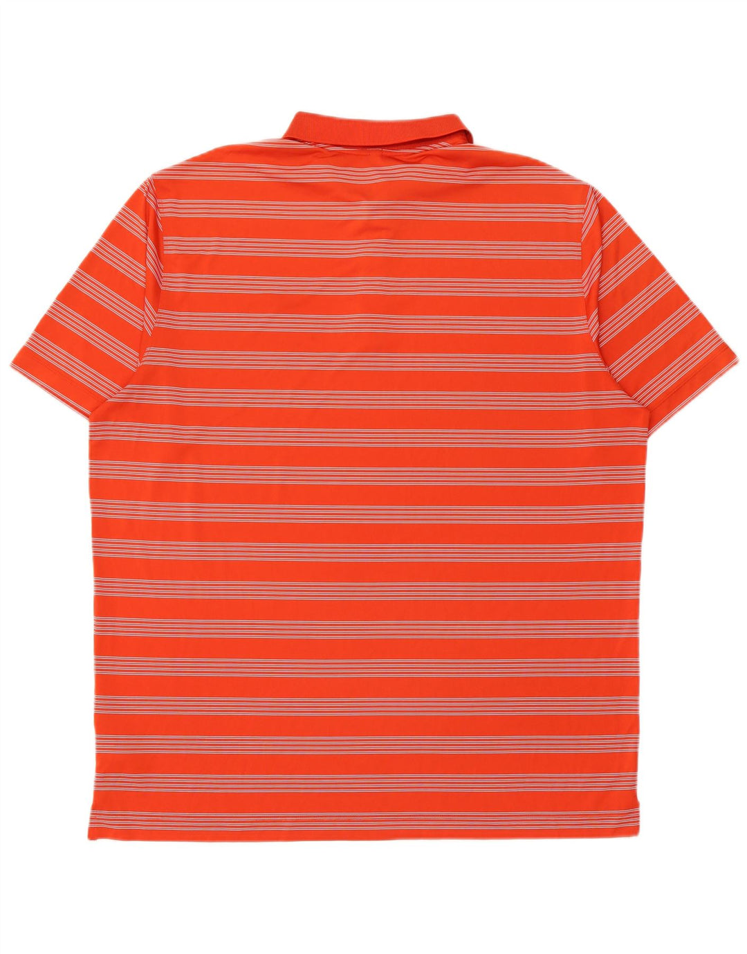Nike muška Dri Fit polo majica 2XL narančasti prugasti poliester