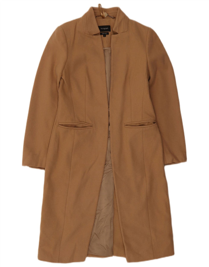 Marks & Spencer ženski kaput s autogramom UK 8 Small Brown Wool