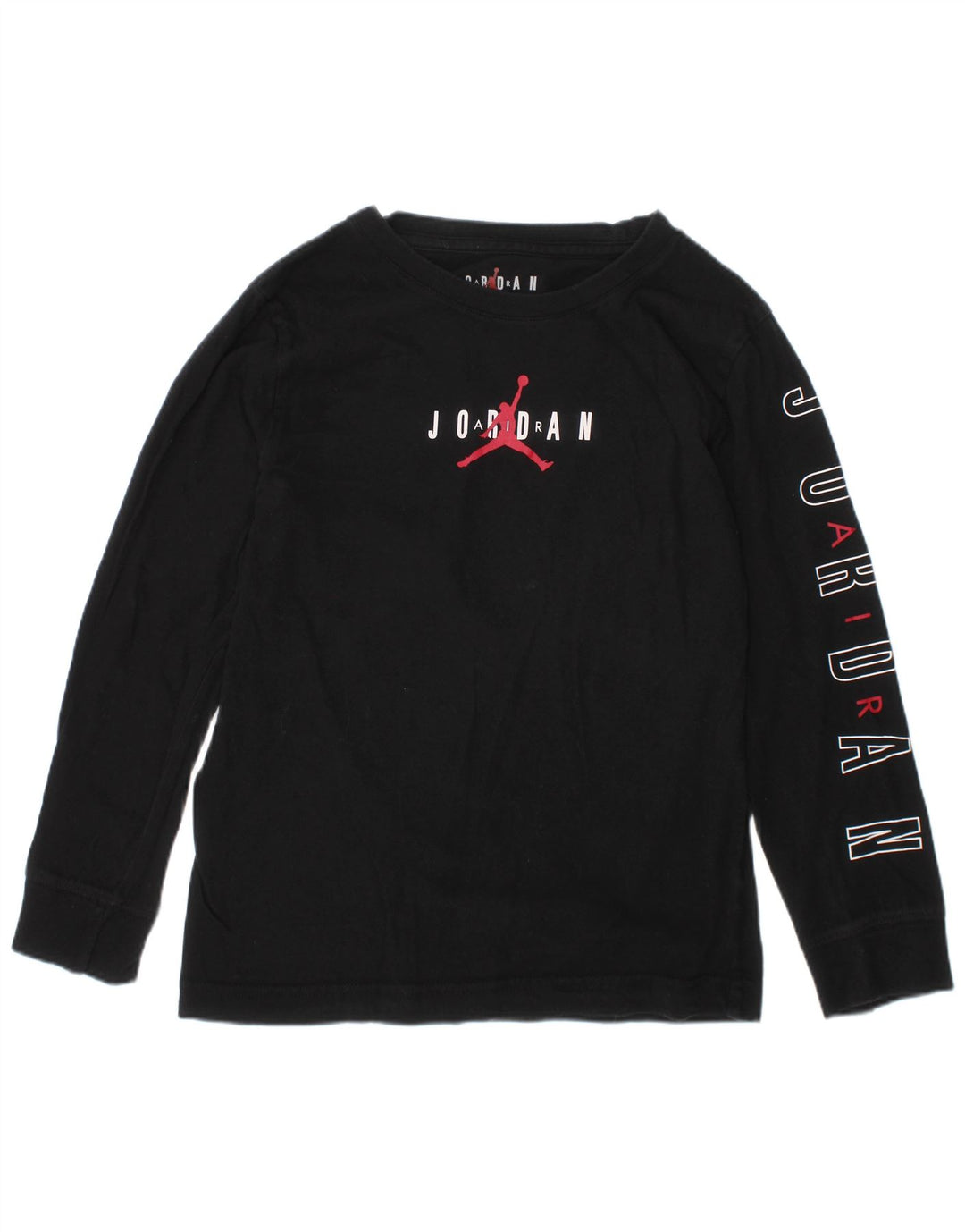 JORDAN Dječačka majica dugih rukava za 6-7 godina, velika crna