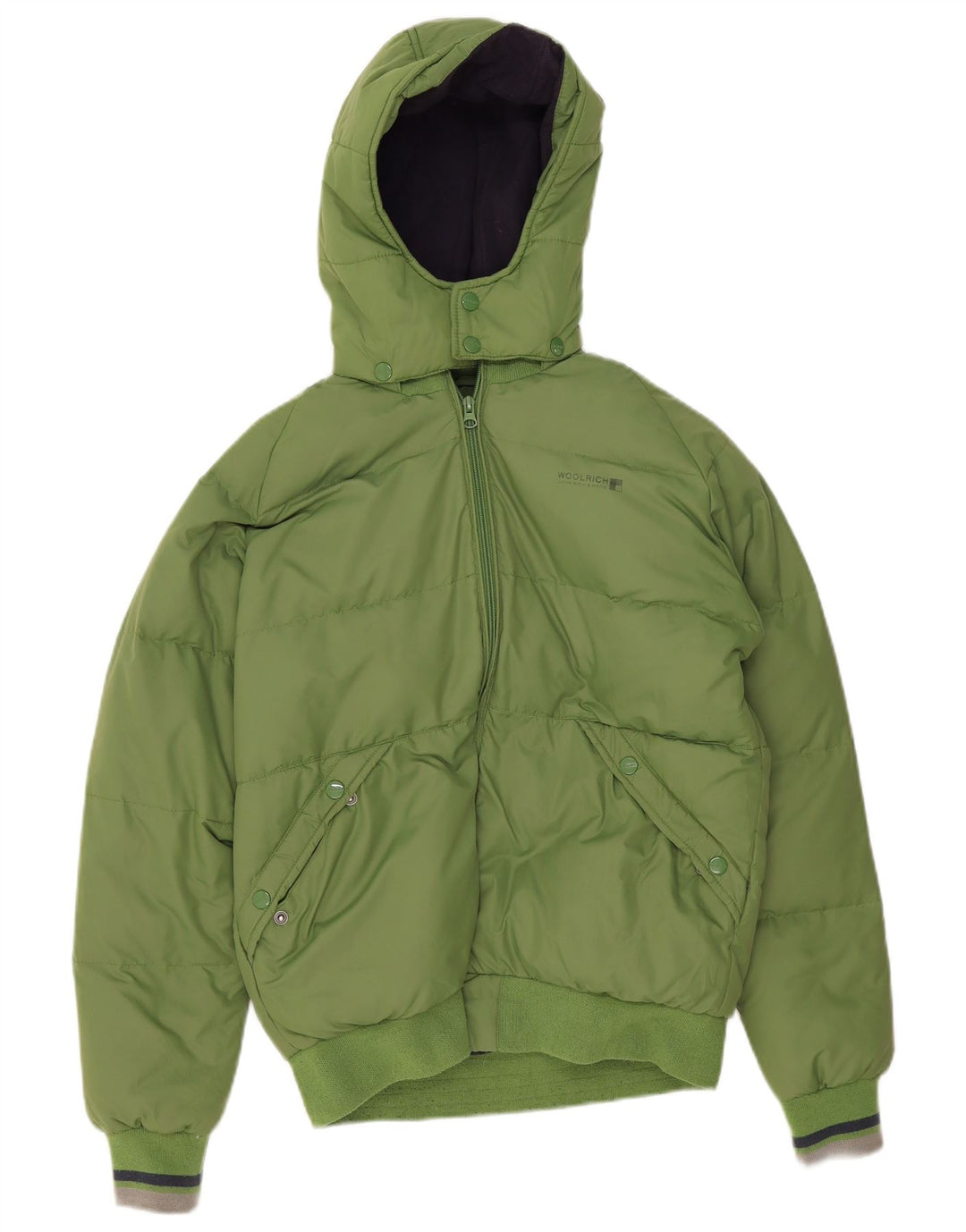 Woolrich Boys Graphic Podstavljena jakna s kapuljačom 13-14 godina zelena