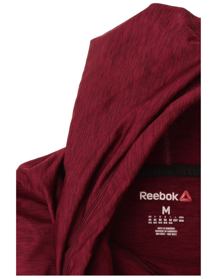 REEBOK Ženska majica s kapuljačom UK 12/14 Srednje kestenjasto smeđa pjegavi poliester