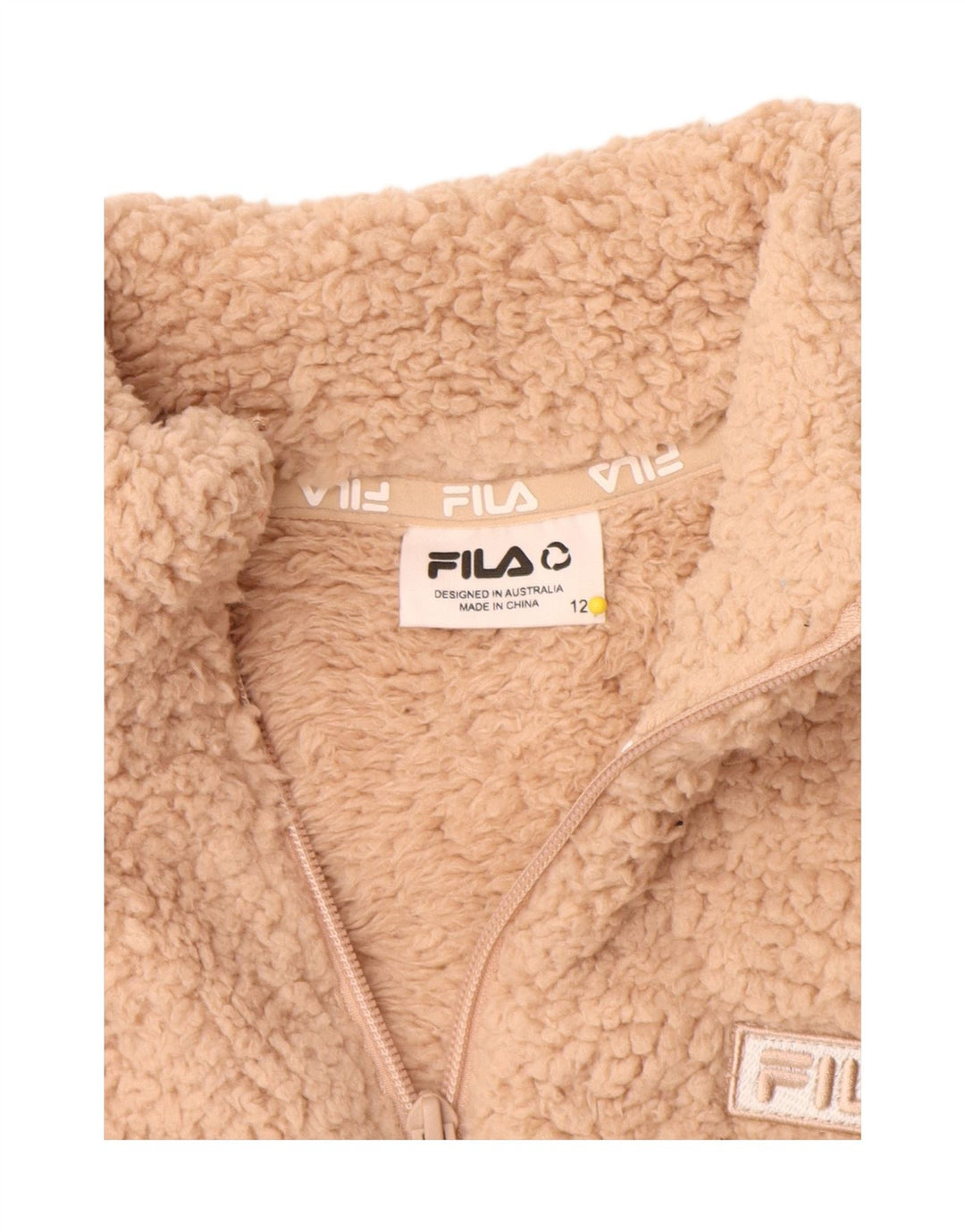 Fila ženska jakna od flisa UK 12 srednje bež poliester