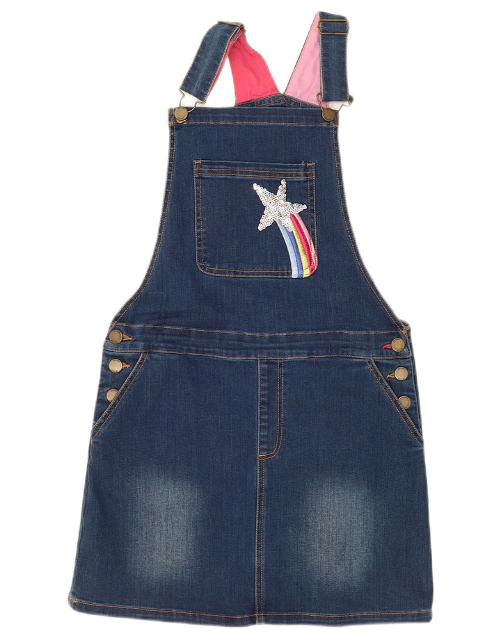 JOULES Denim Dungaree haljina za djevojčice 11-12 godina, plavi pamuk